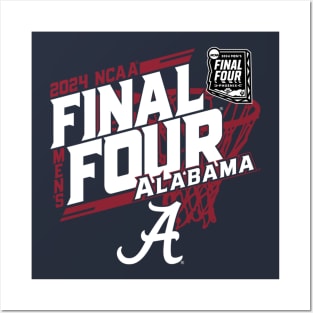 Alabama Crimson Tide Final Four 2024 Posters and Art